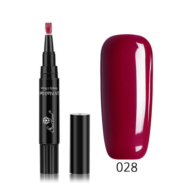 3 In 1 Gel Nail Varnish Pen Glitter One Step Nail Art Gel Polish Hybrid 3 In 1 Gel Nail Varnish Pen Glitter One Step Nail Art Gel Polish Hybrid